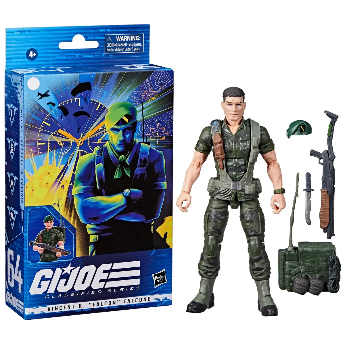 G.I. Joe Classified Series #64 - Vincent R. Falcon Falcone Action Figure (F4035) Last One! 1