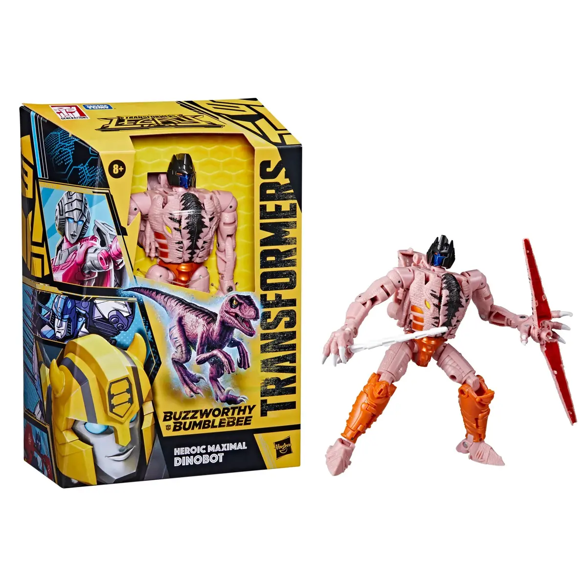 Transformers - Buzzworthy Bumblebee - Heroic Maximal Dinobot Exclusive Action Figure (F4095) Last One! 1