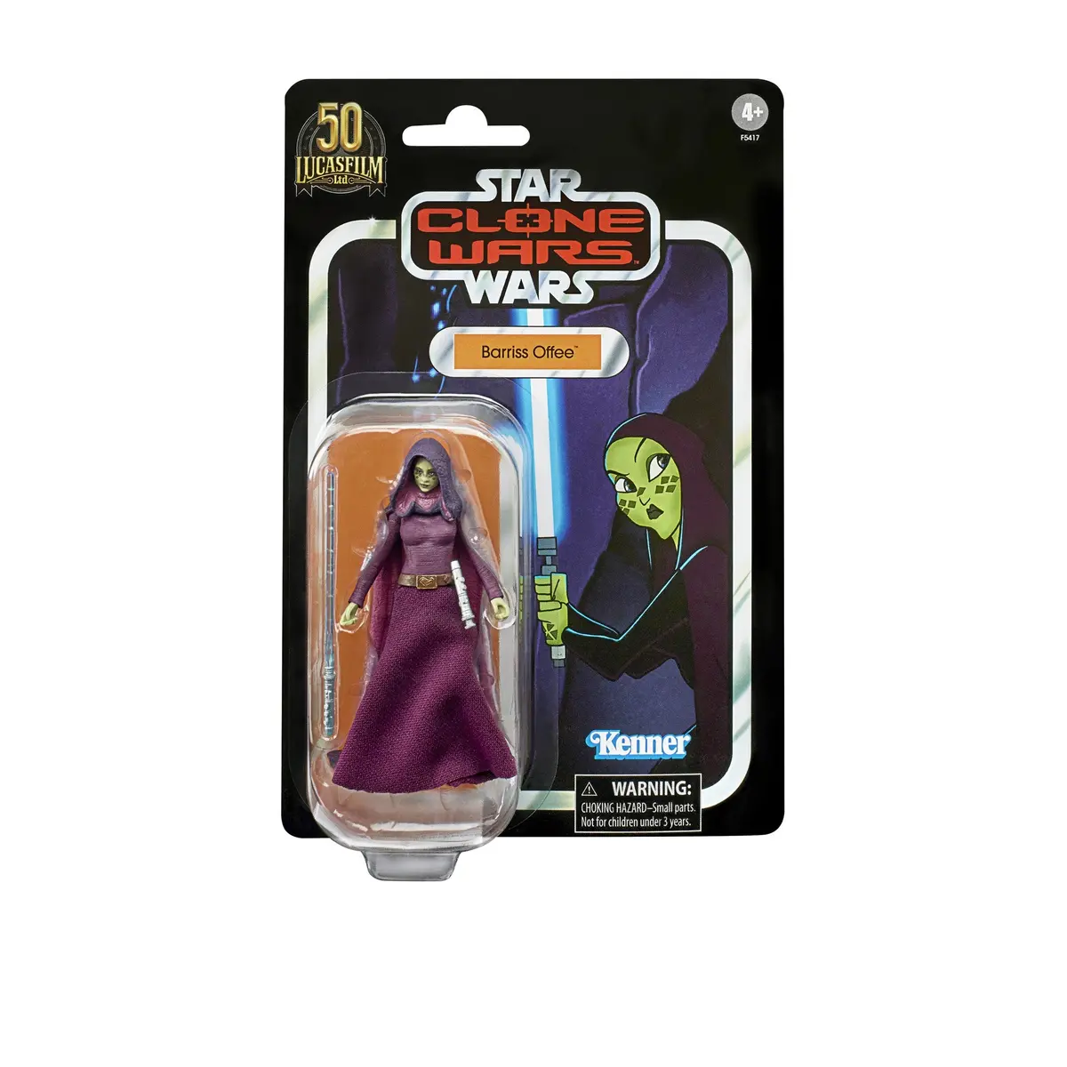 Kenner - Star Wars: The Vintage Collection Vc214 Clone Wars - Barriss Offee Exclusive Action Figure (F5417) Low Stock 1