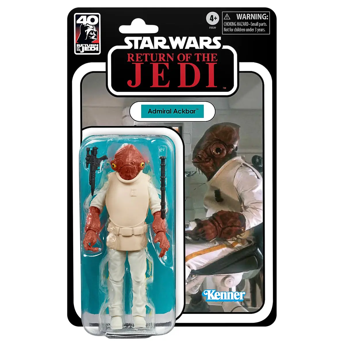 Star Wars: The Black Series - Return Of The Jedi (40Th) - Admiral Ackbar Exclusive Action Figure (F5539) Low Stock 1