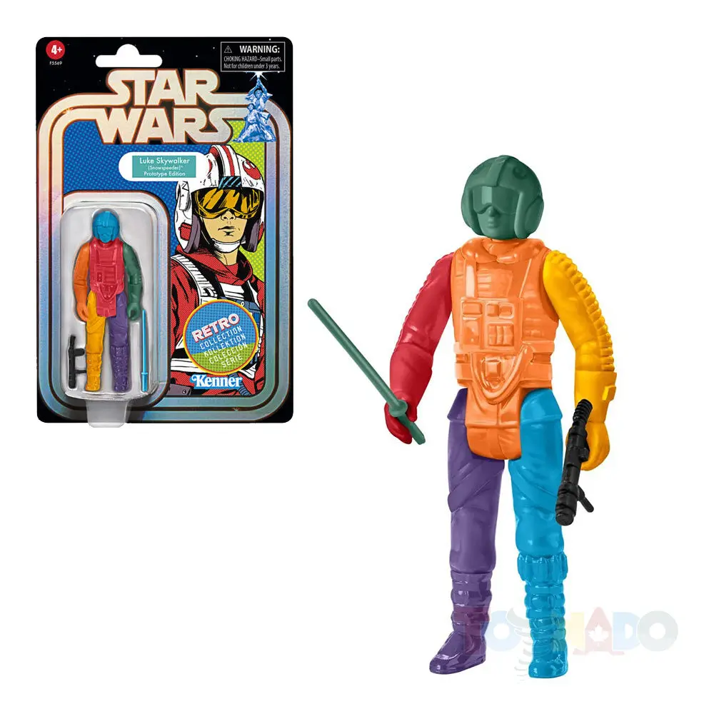Star Wars Retro Collection Luke Skywalker (Snowspeeder) Prototype Edition (Orange) Exclusive Figure F5569 Low Stock 1
