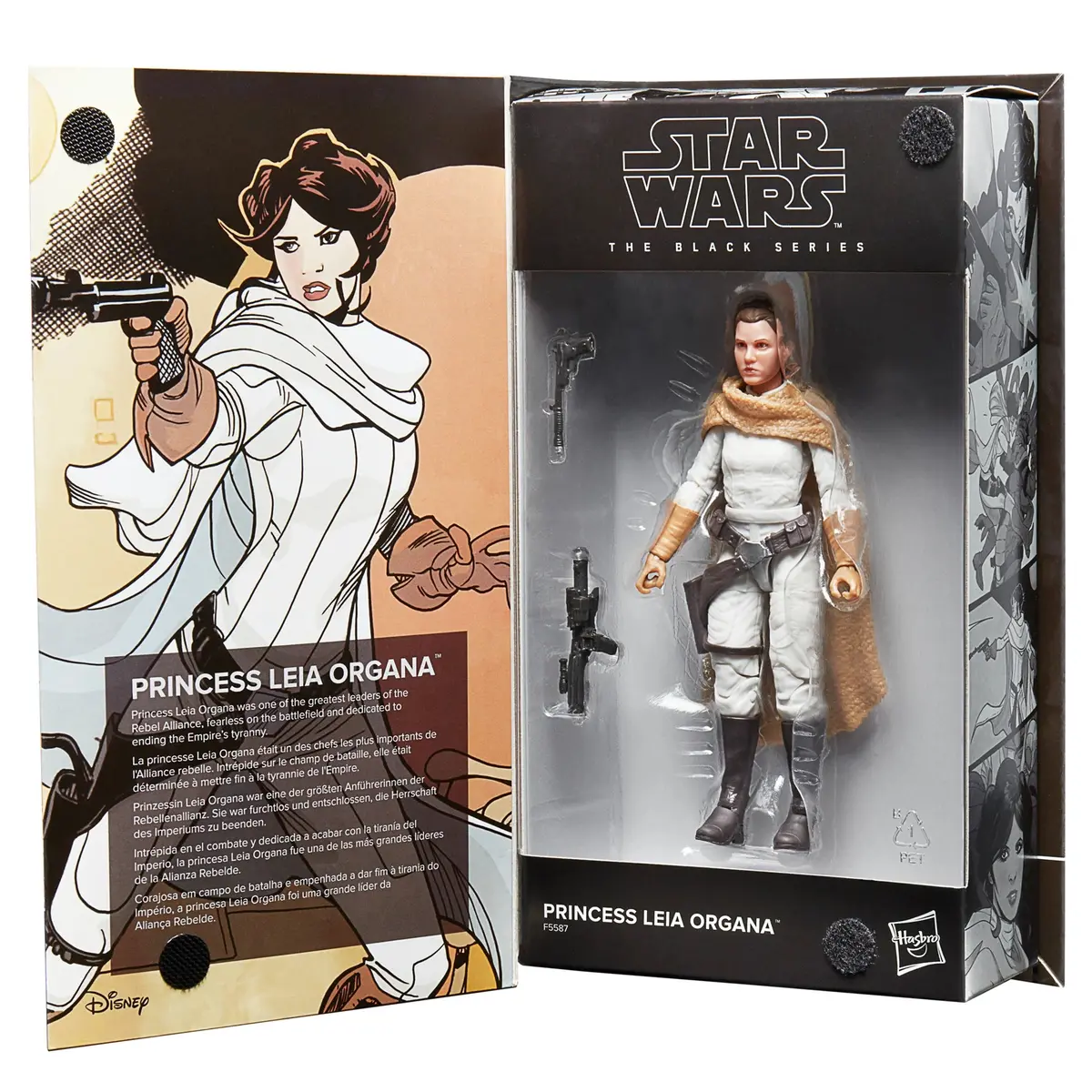 Star Wars: The Black Series - Leia Organa (Comic) Action Figure (F5587) Low Stock 2