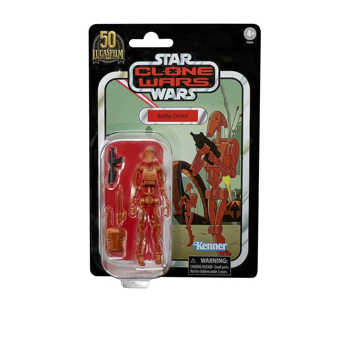 Kenner - Star Wars: Vintage Collection Vc216 Clone Wars - Battle Droid Exclusive Action Figure F5865 1