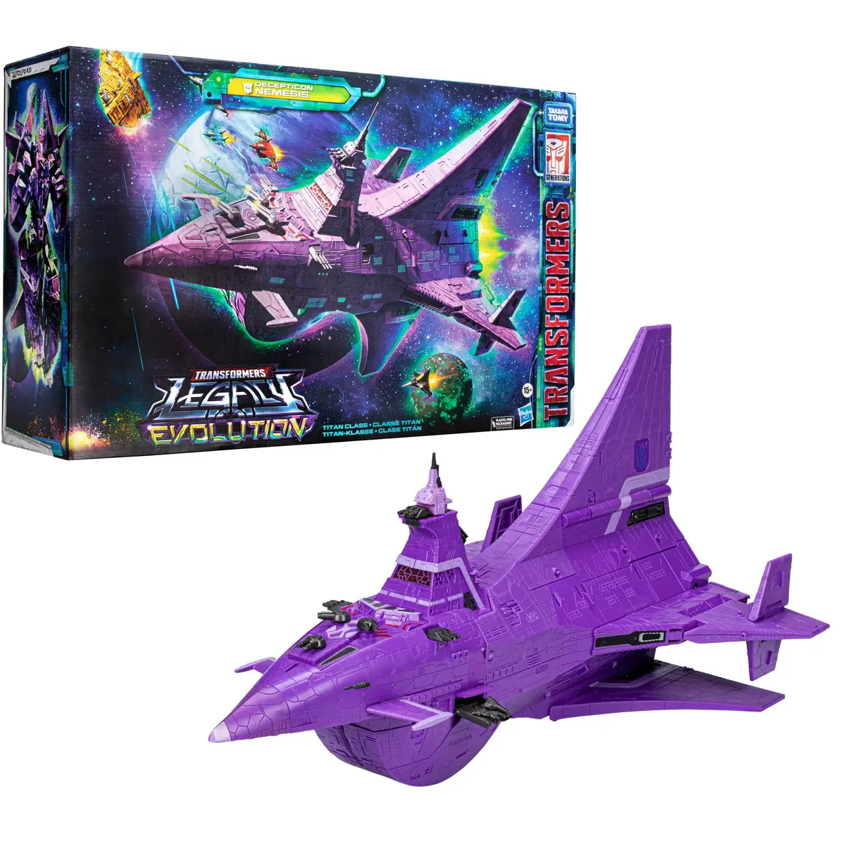 Transformers: Legacy - Evolution - Titan Class - Decepticon Nemesis Action Figure (F6161) 1