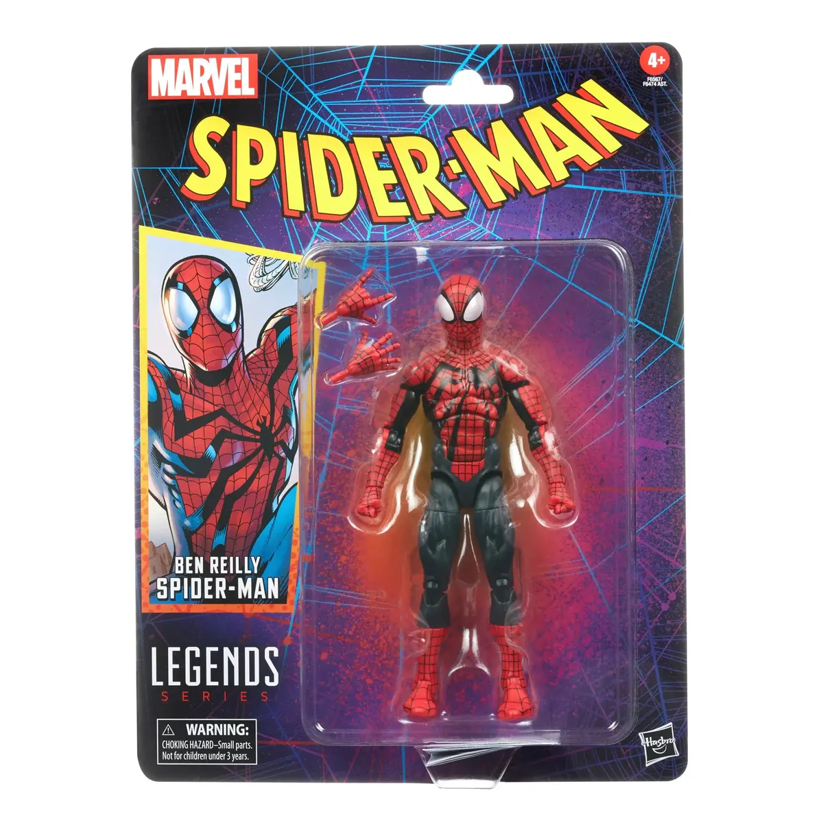 Marvel Legends Retro Collection - Spider-Man - Ben Reilly Spider-Man Action Figure (F6567) 2