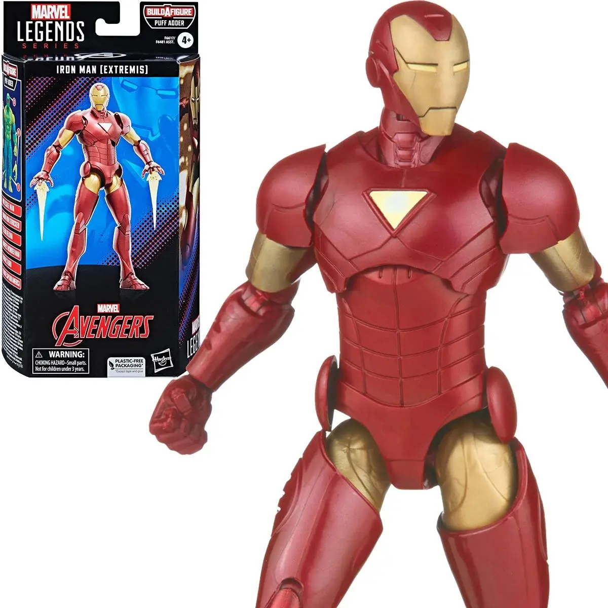 Marvel Legends Series - Avengers (Puff Adder Baf) Iron Man (Extremis) Action Figure (F6617) Low Stock 1