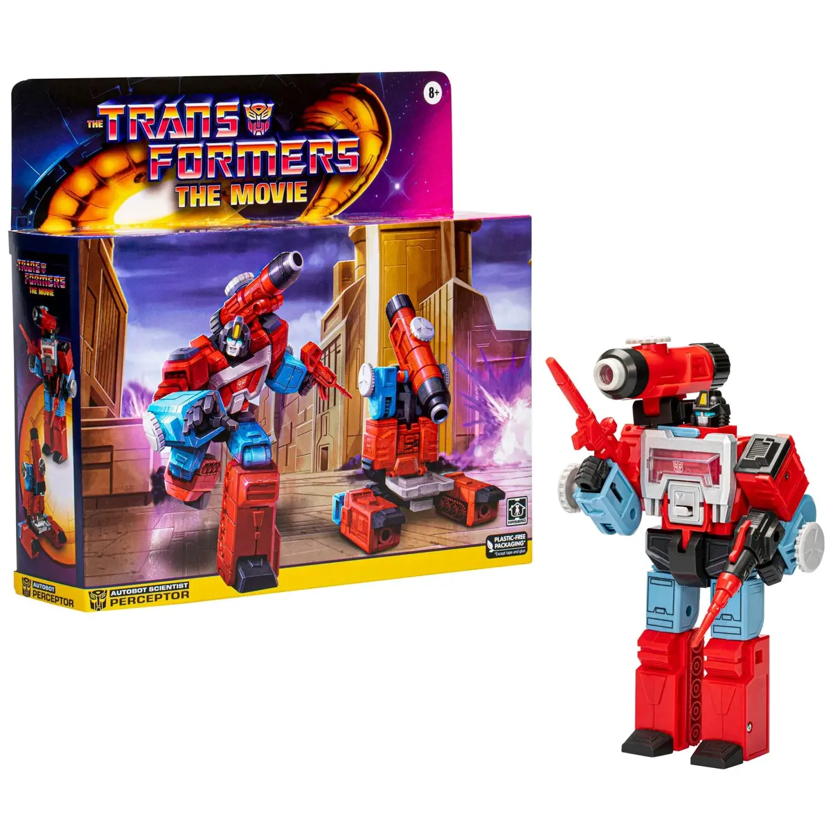Transformers Retro G1 - The Movie - Autobot Scientist Perceptor Action Figure (F6946) 1