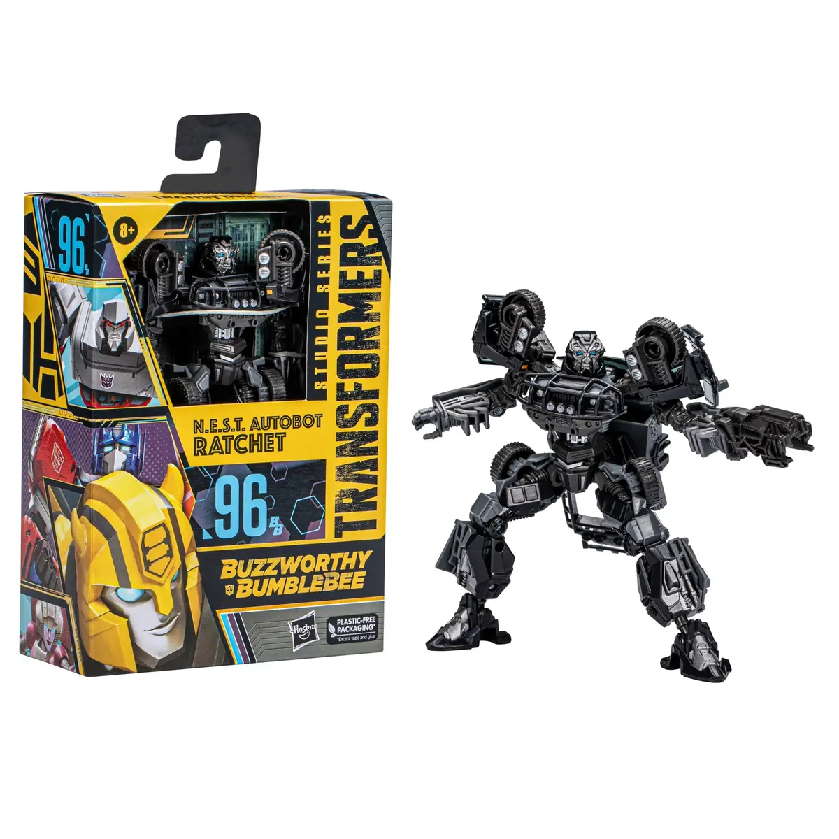 Transformers Studio #96-Bb - Buzzworthy Bumblebee: N.E.S.T. Autobot Ratchet Exclusive Figure (F7101) Last One! 1