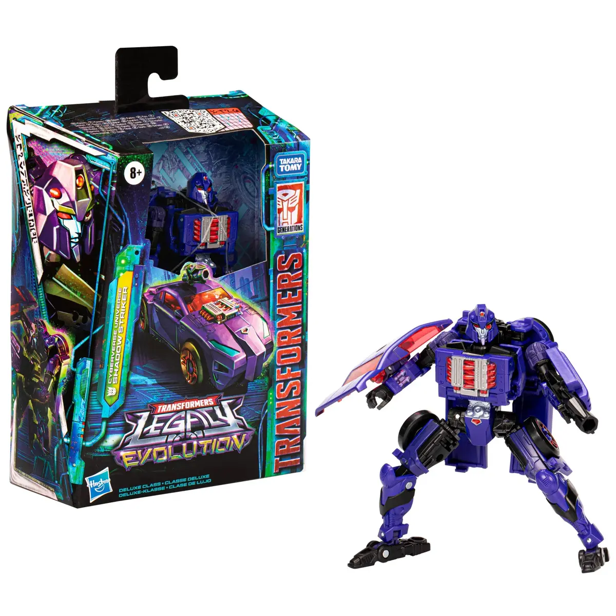 Transformers: Legacy Evolution - Deluxe Class Cyberverse Universe Shadow Striker Action Figure F7197 1