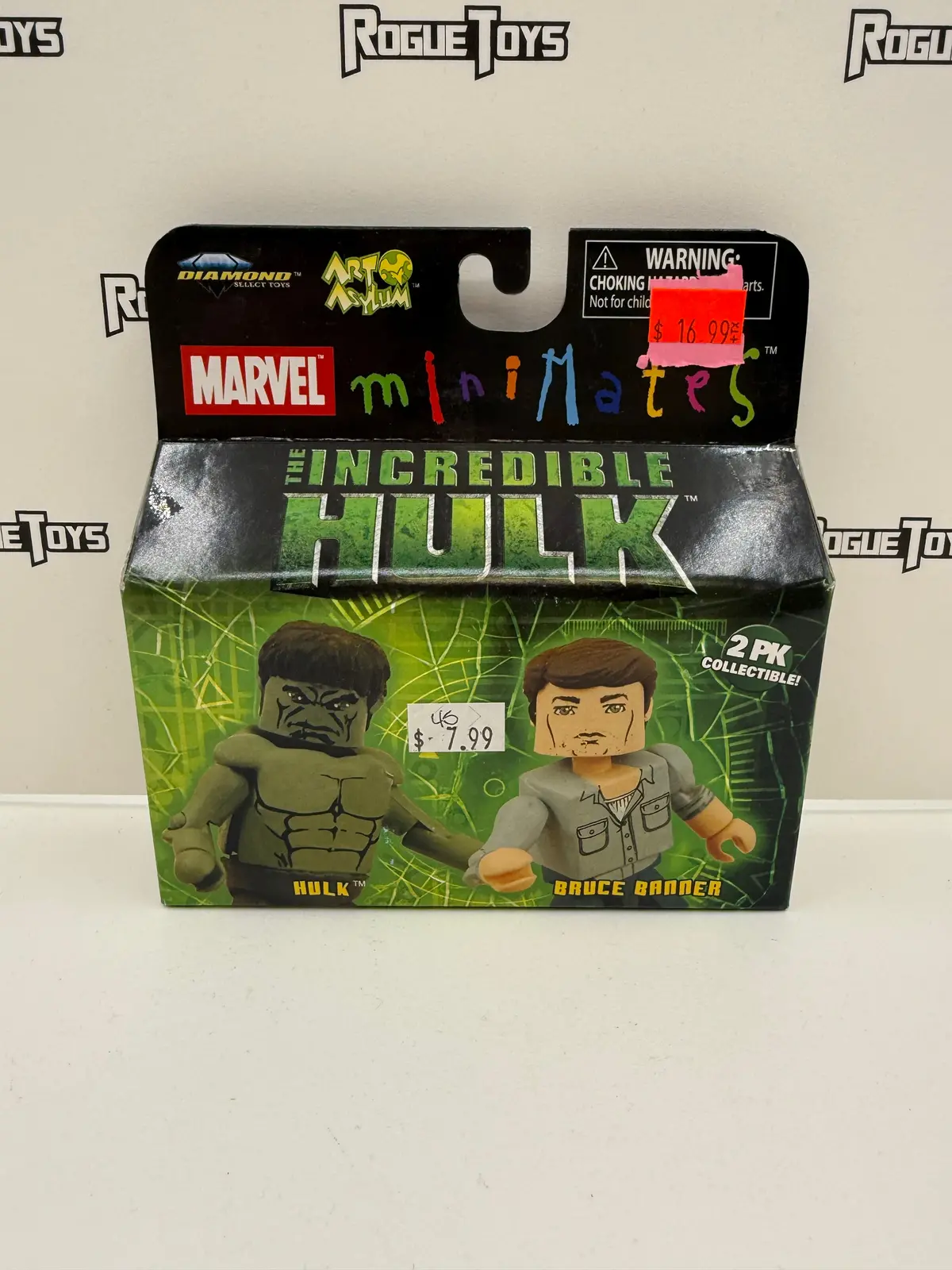 Diamond Select Toys Marvel Minimates The Incredible Hulk Hulk & Bruce Banner 2-Pack 1