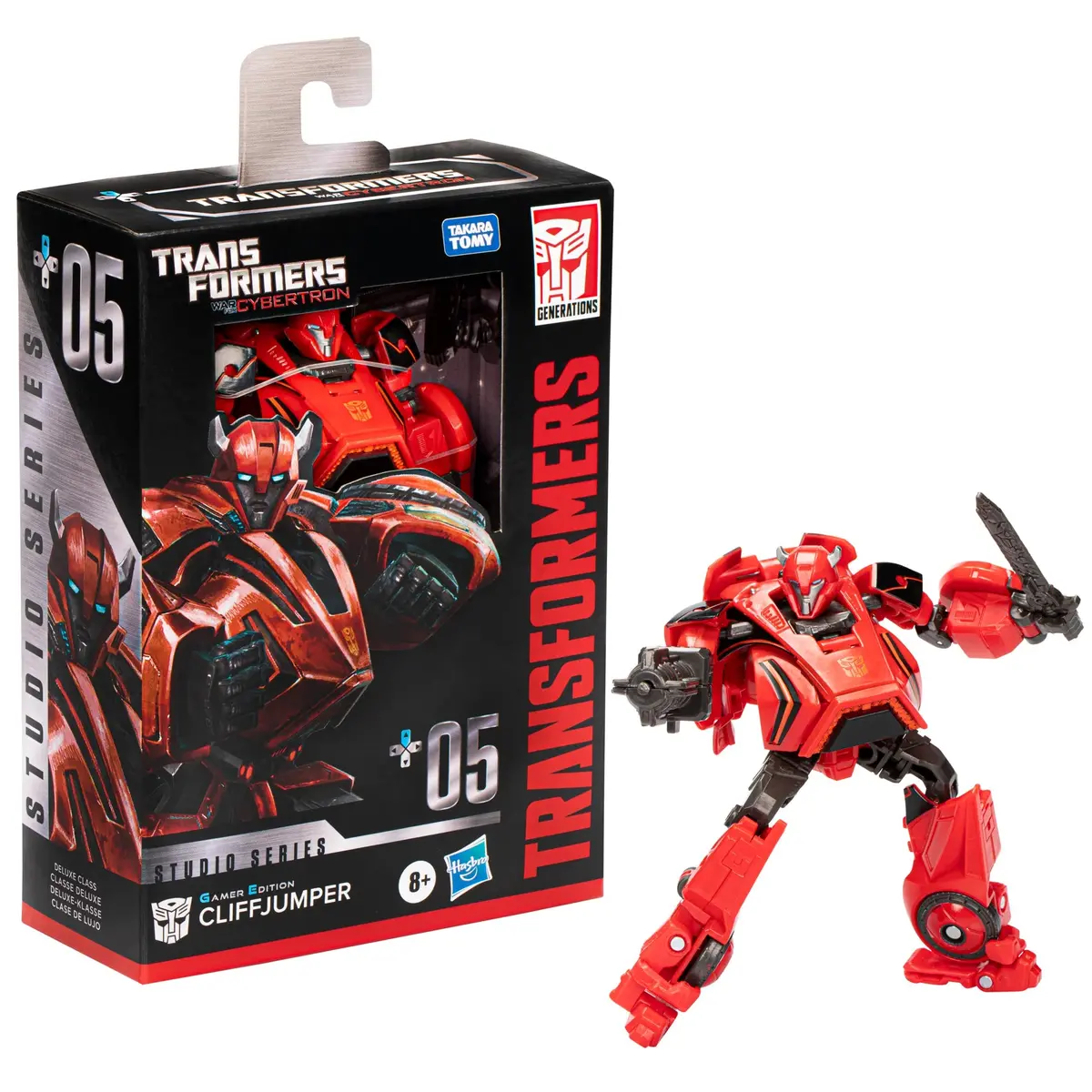 Transformers Studio Series Gamer Edition 05 Deluxe Cliffjumper (War For Cybertron) Action Figure F7238 1