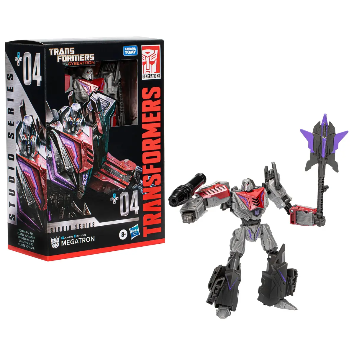 Transformers Studio Series Gamer Edition 04 Voyager Megatron (War For Cybertron) Action Figure F7244 1