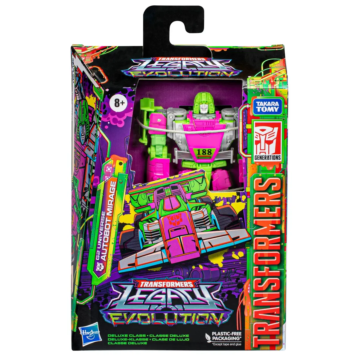 Transformers: Legacy Evolution (Toxitron Series) G2 Universe Autobot Mirage Action Figure (F7513) Low Stock 1