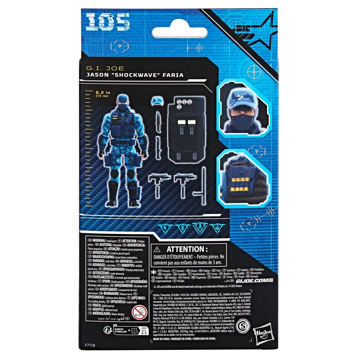 G.I. Joe Classified Series #105 - Jason Shockwave Faria Action Figure (F7718) 2
