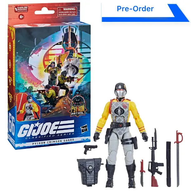 G.I. Joe Classified Series #66 - Python Crimson Guard Exclusive Action Figure (F7732) Low Stock 1