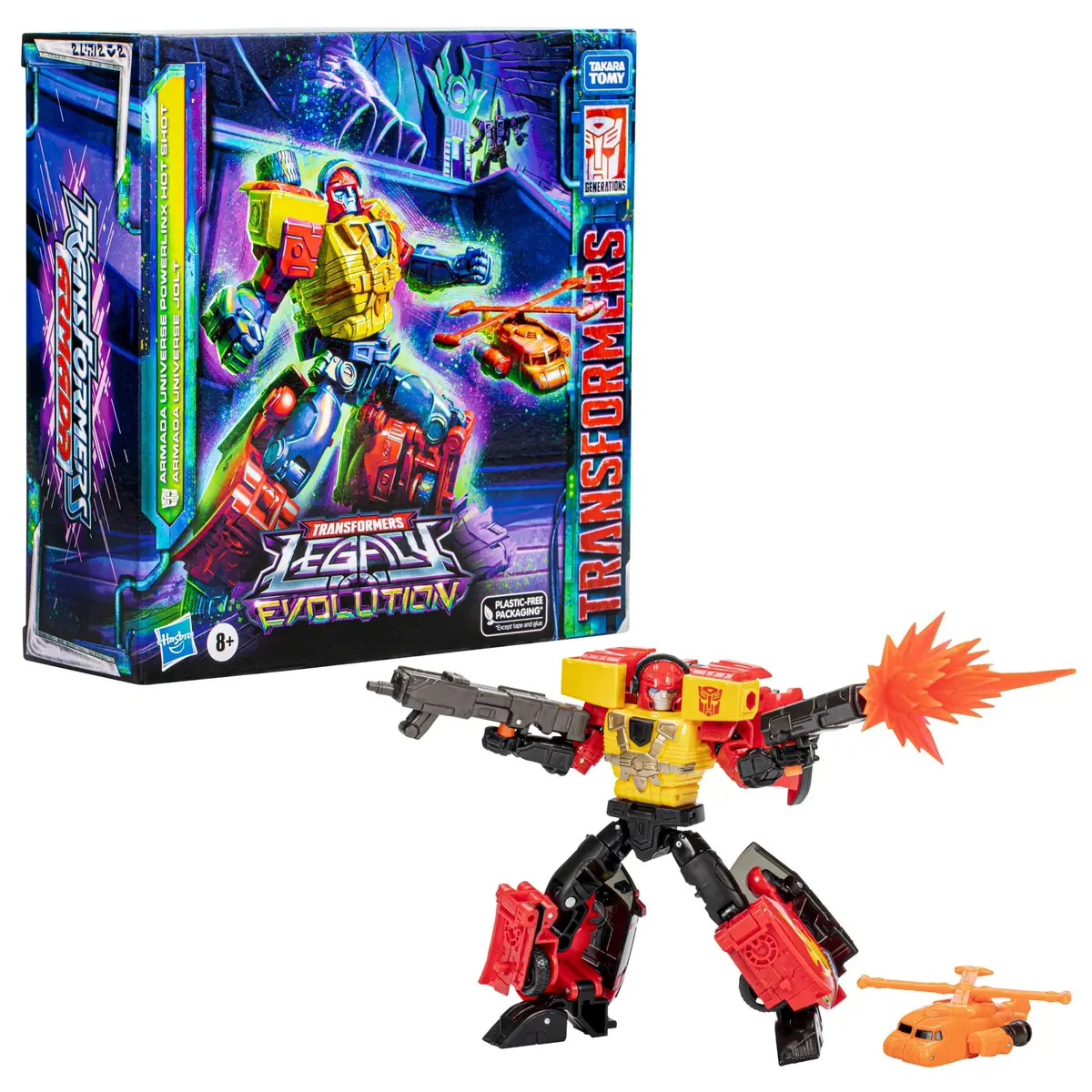 Transformers: Legacy Evolution - Armada Universe Powerlinx Hot Shot & Jolt Exclusive Action Figures (F7828) Low Stock 1