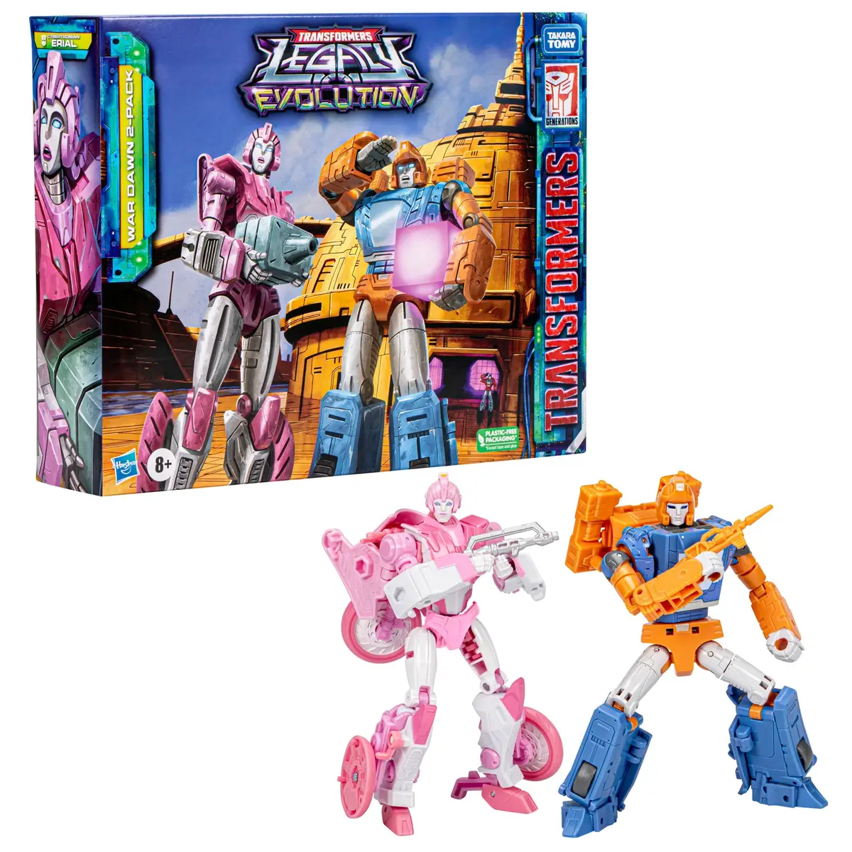 Transformers Legacy Evolution War Dawn (Dion & Erial) Action Figure 2-Pack (F7829) Last One! 1
