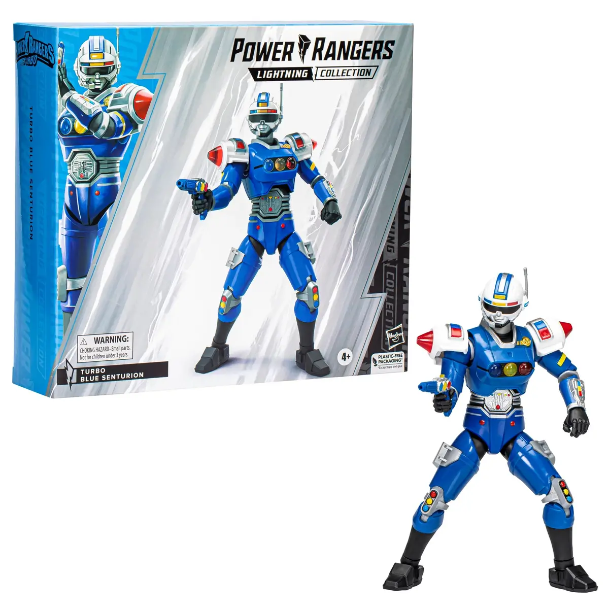 Power Rangers Lightning Collection - Turbo Blue Senturion Deluxe Action Figure (F8205) 1