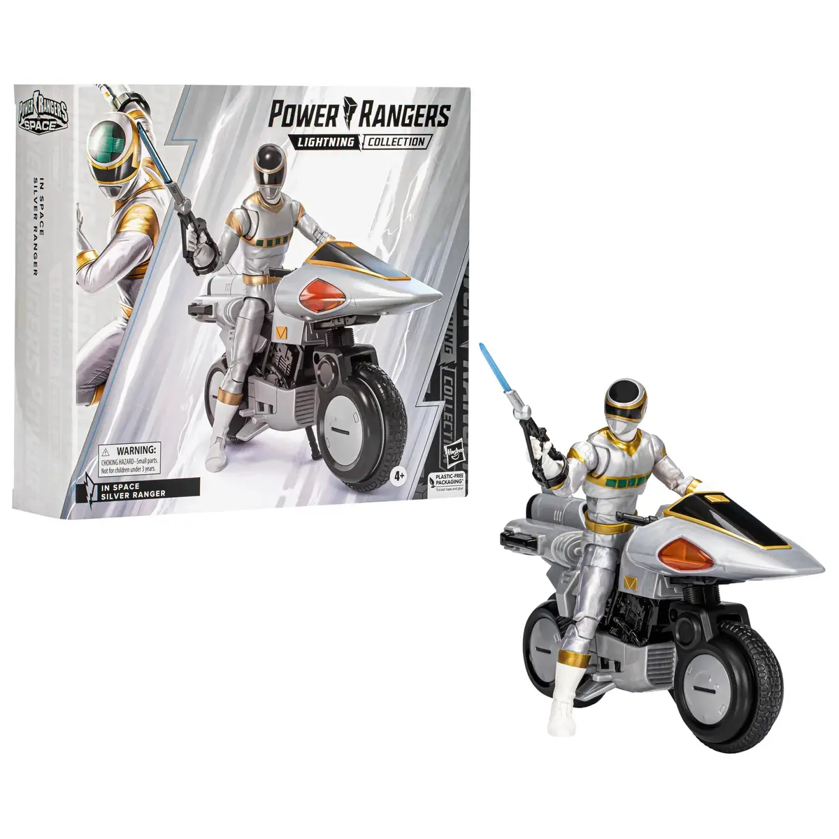 Power Rangers Lightning Collection - In Space Silver Ranger Deluxe Action Figure (F8206) 1