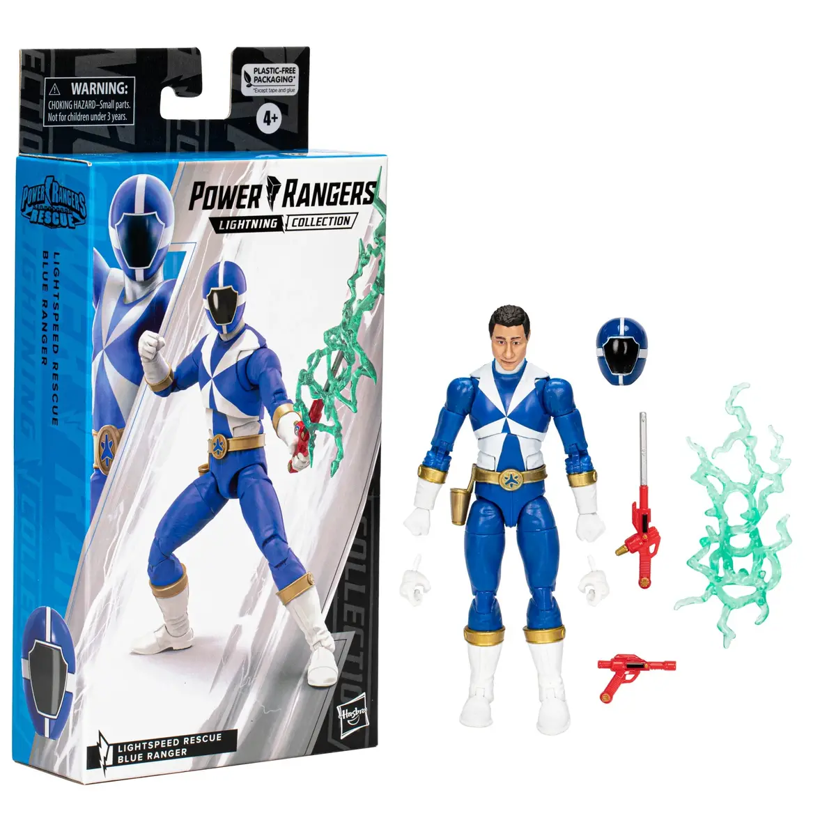 Power Rangers: Lightning Collection - Lightspeed Rescue Blue Ranger Action Figure (F8212) 1