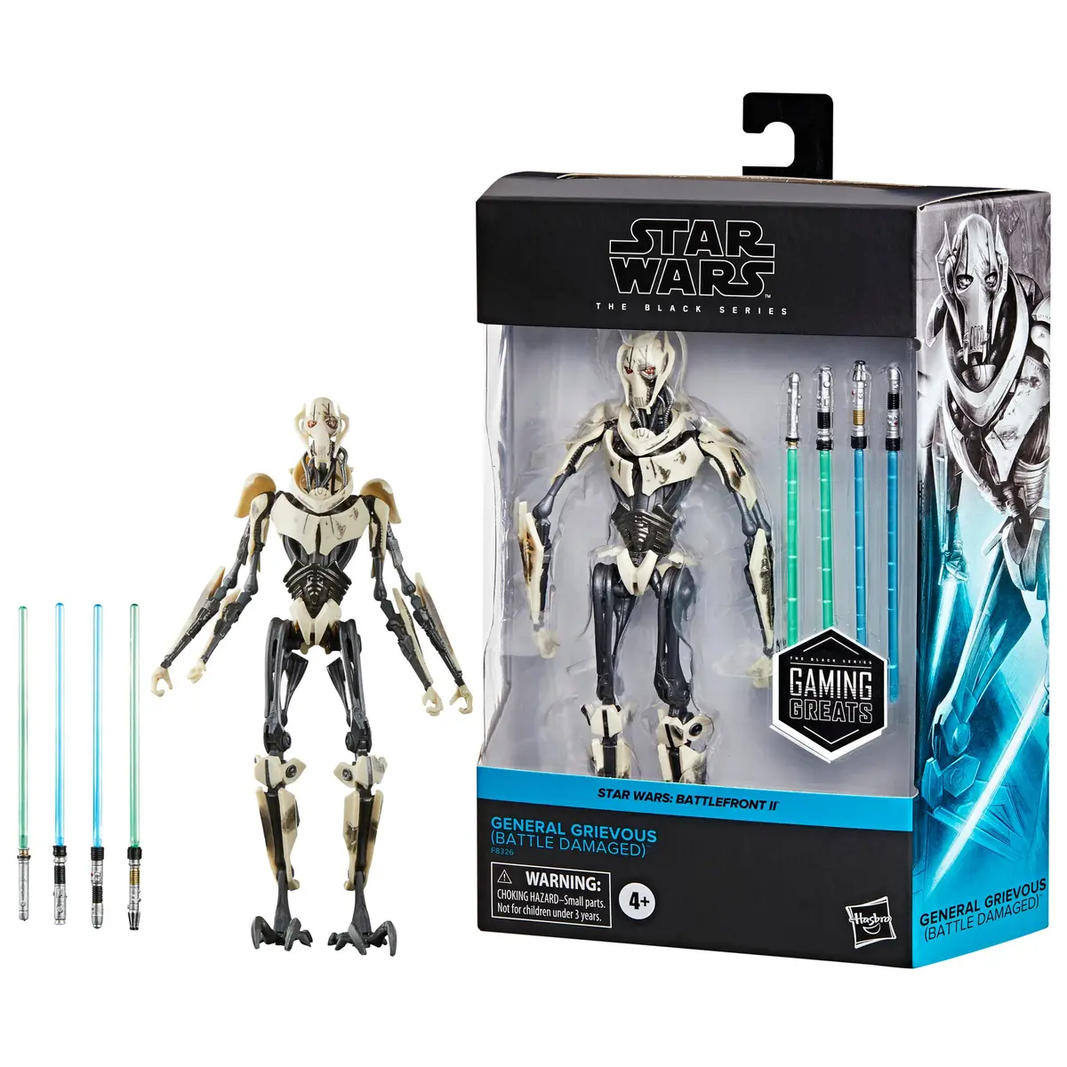 Star Wars Black Series Gaming Greats 25 Battlefront Ii General Grievous (Battle Damaged) Figure F8326 1