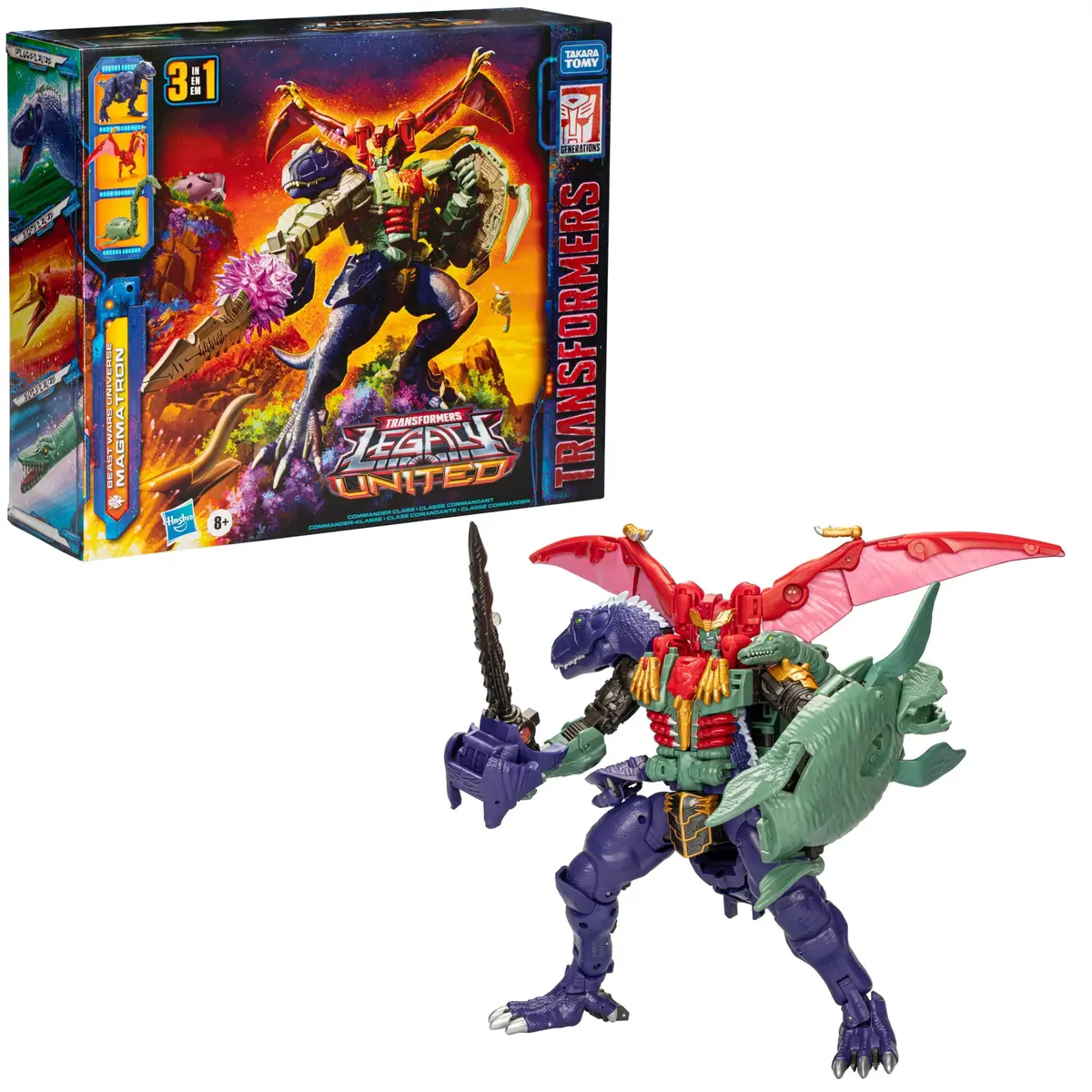 Transformers: Legacy United - Commander Class Beast Wars Universe Magmatron Action Figure (F8513) Low Stock 1