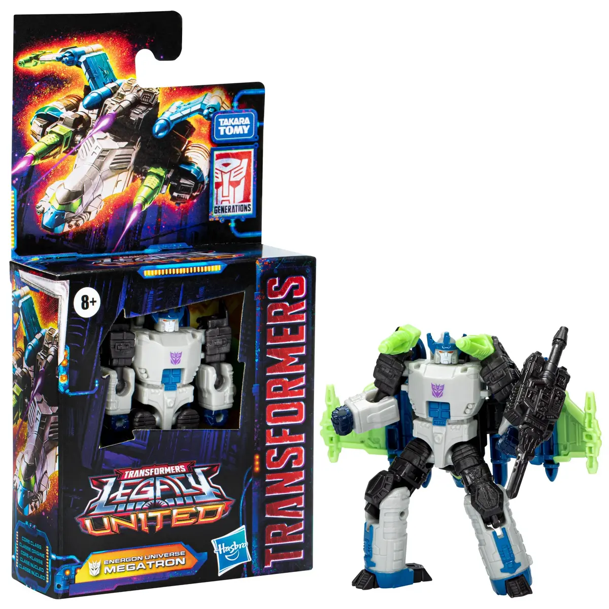 Transformers: Legacy United - Core Class Energon Universe Megatron Action Figure (F8517) 1