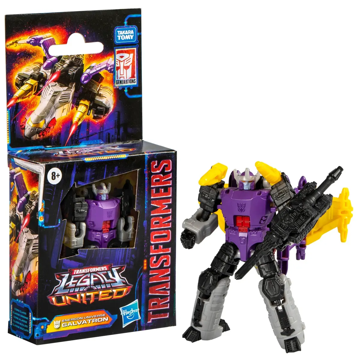 Transformers: Legacy United - Core Class Energon Universe Galvatron Action Figure (F8523) 1