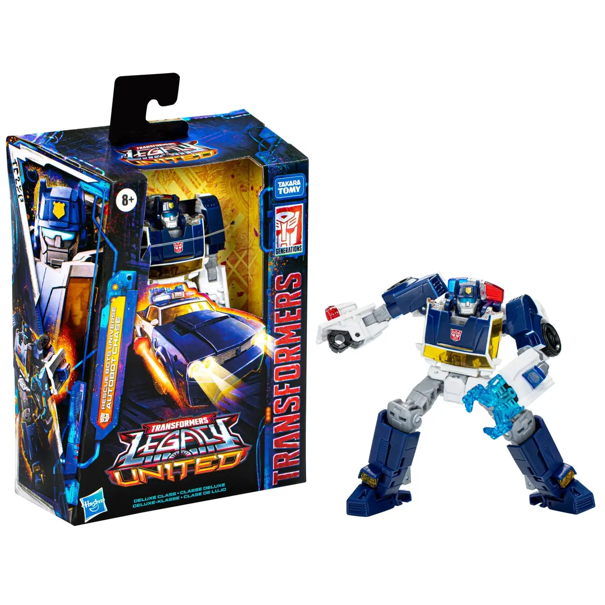 Transformers: Legacy United - Deluxe Class Rescue Bots Universe Autobot Chase Action Figure (F8525) 1