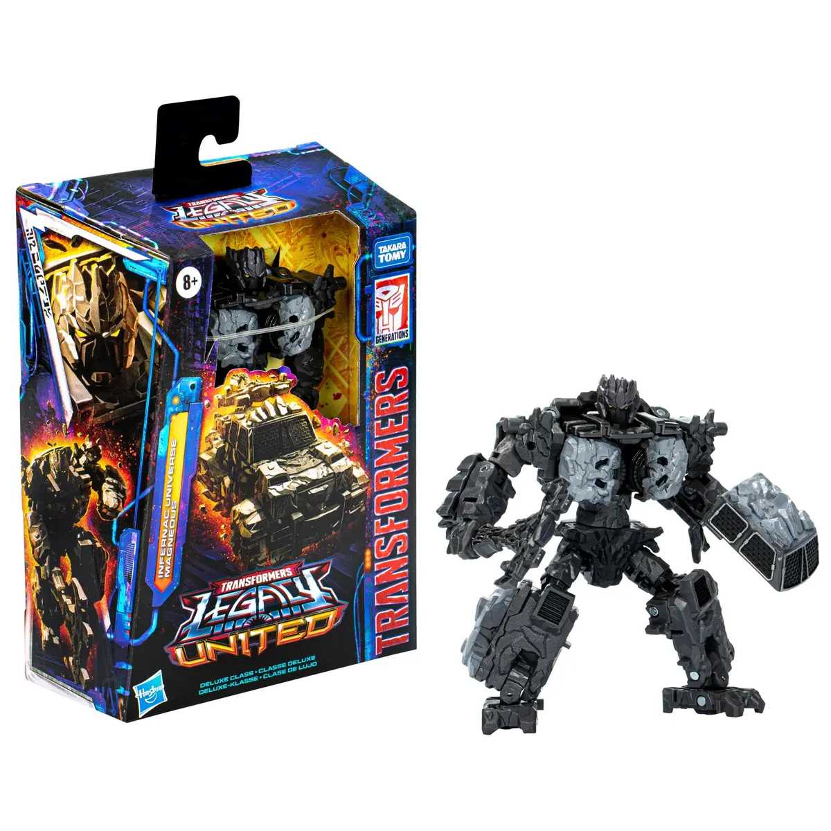 Transformers: Legacy United - Deluxe Class Infernac Universe Magneous Action Figure (F8526) 1