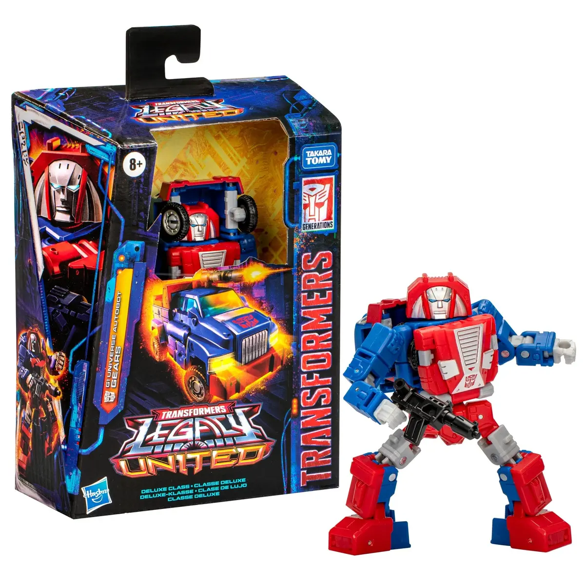 Transformers: Legacy United - Deluxe Class G1 Universe Autobot Gears Action Figure (F8530) 1