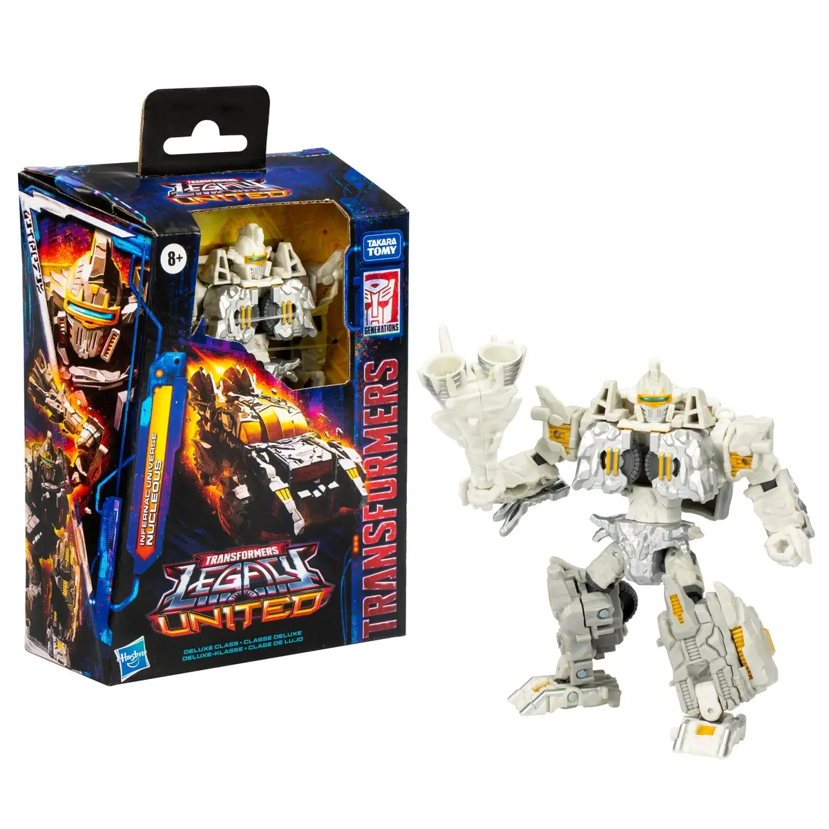 Transformers Legacy: United - Deluxe Class Infernac Universe Nucleous Action Figure (F8533) Low Stock 1