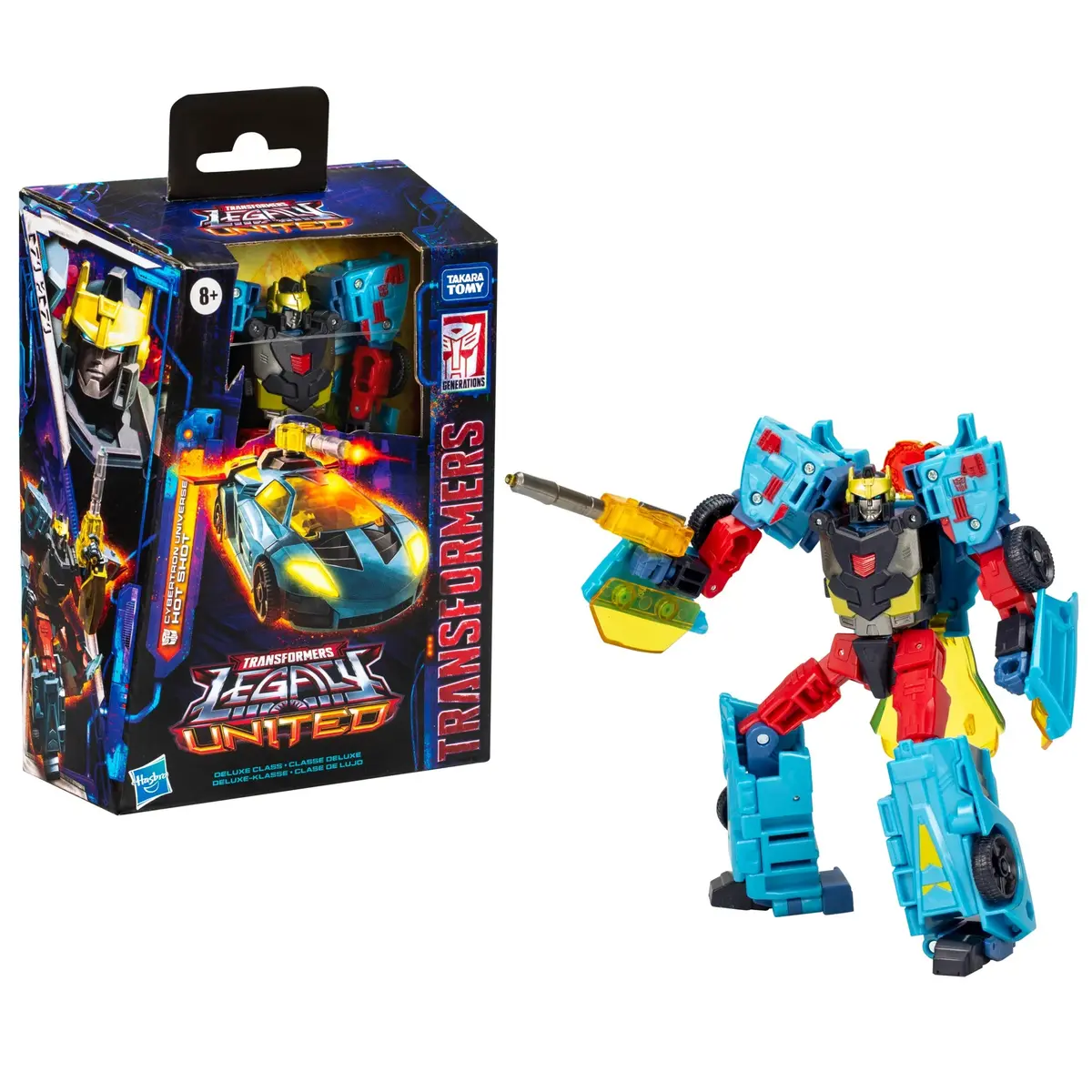 Transformers Legacy: United - Deluxe Class Cybertron Universe Hot Shot Action Figure (F8535) Last One! 1
