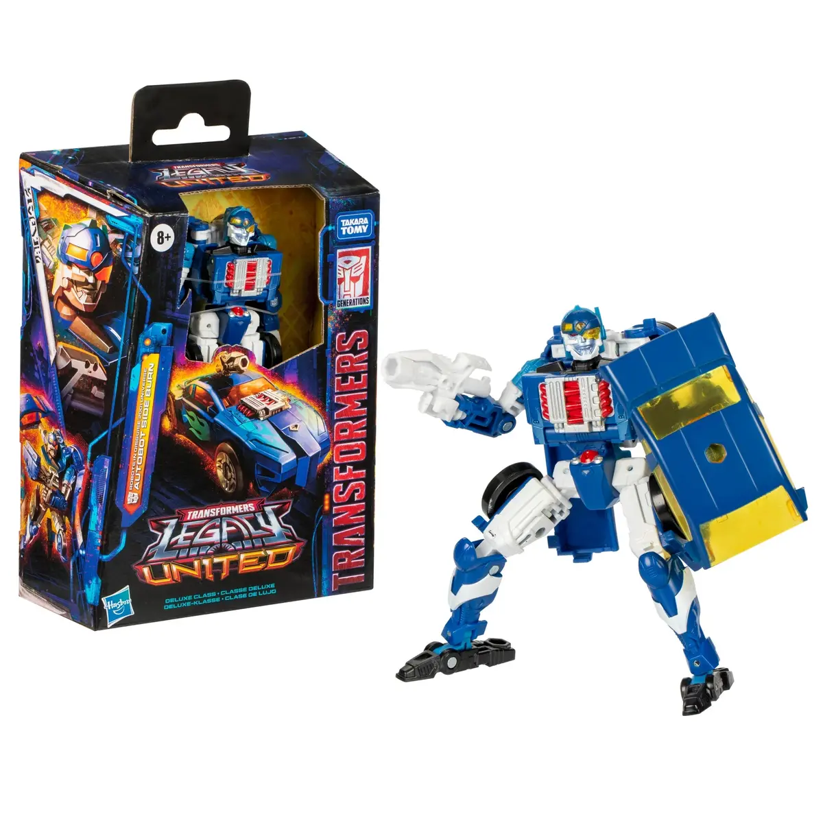 Transformers Legacy: United - Deluxe Class Robots In Disguise 2001 Universe Autobot Side Burn Action Figure (F8538) Low Stock 1