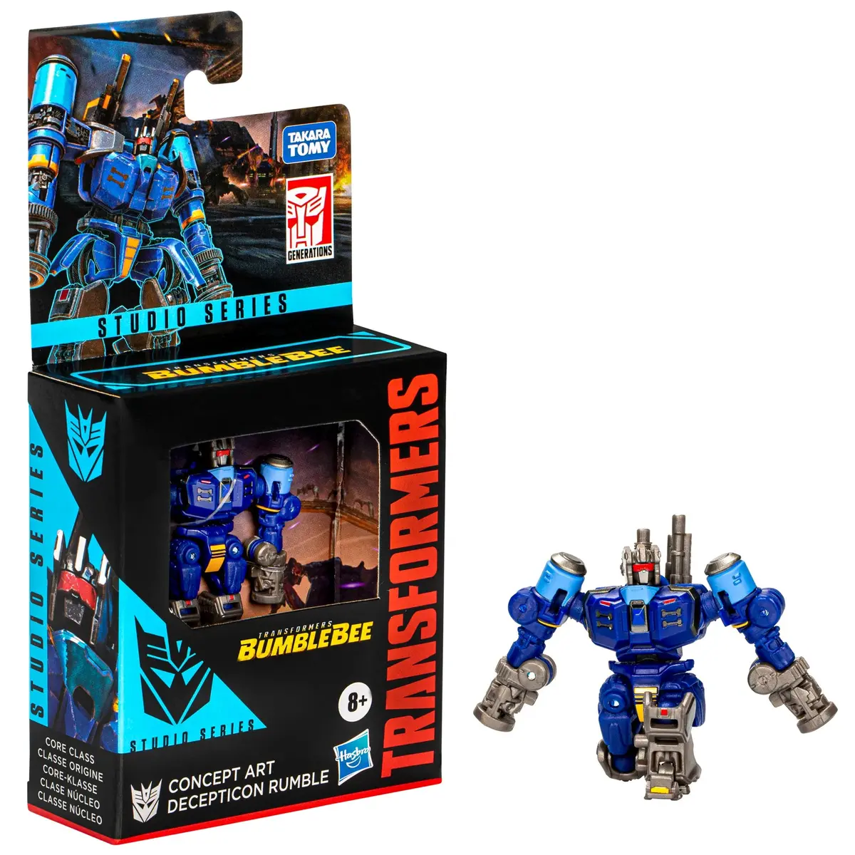 Transformers Studio Series - Bumblebee (2018) Core Decepticon Rumble Concept Art Action Figure (F8749) 1