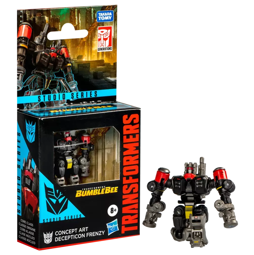 Transformers Studio Series - Bumblebee - Core Class Concept Art Decepticon Frenzy Action Figure F8753 1