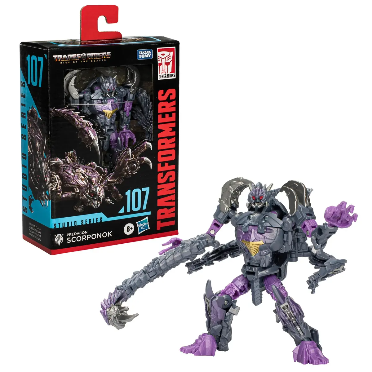 Transformers: Studio Series 107 (Rise Of The Beasts) Deluxe Predacon Scorponok Action Figure (F8755) 1