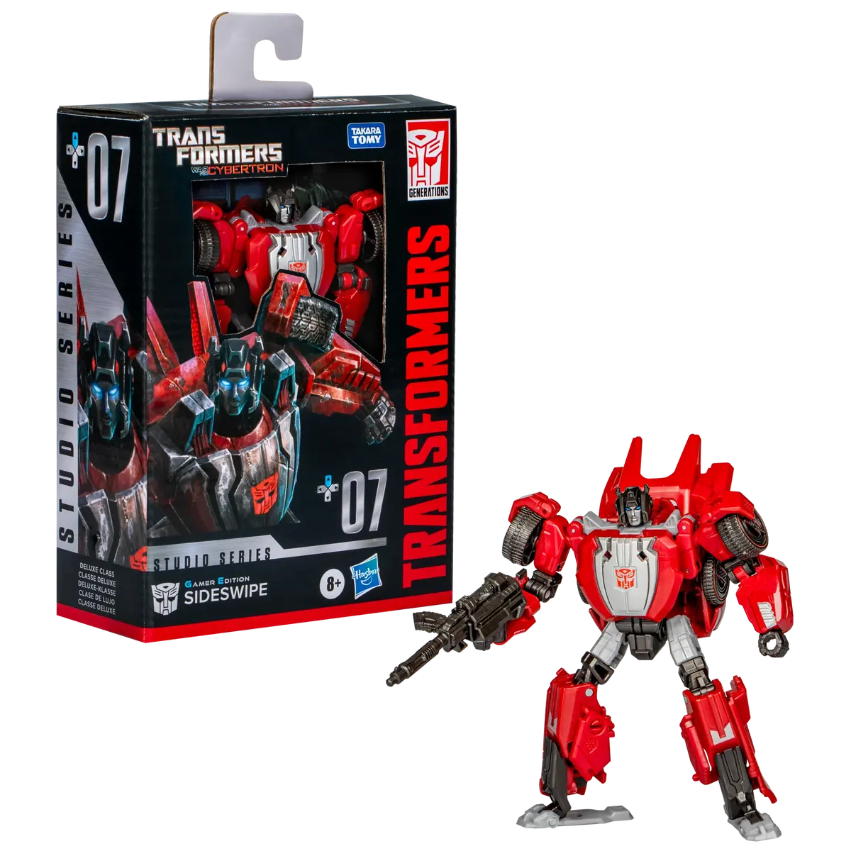 Transformers Studio Series: Gamer Edition #07 Deluxe Sideswipe Action Figure (F8758) 1