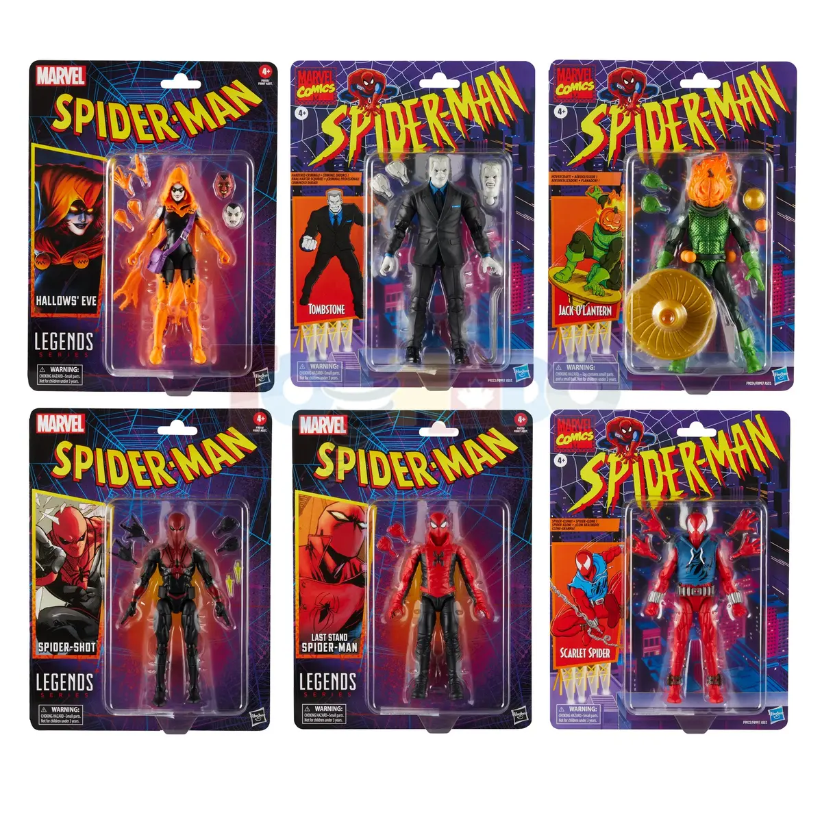 Marvel Legends Series: Retro Collection Wave 1 - 6-Pack Action Figures (F8997a) Low Stock 1