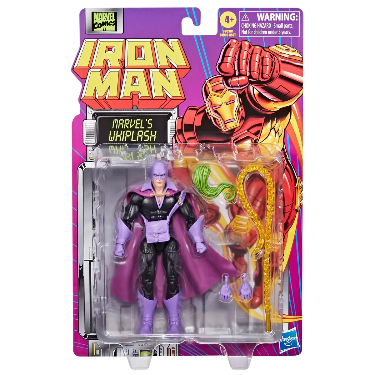Marvel Legends Series - Iron Man Retro Collection - Marvel's Whiplash Action Figure (F9030) Low Stock 1