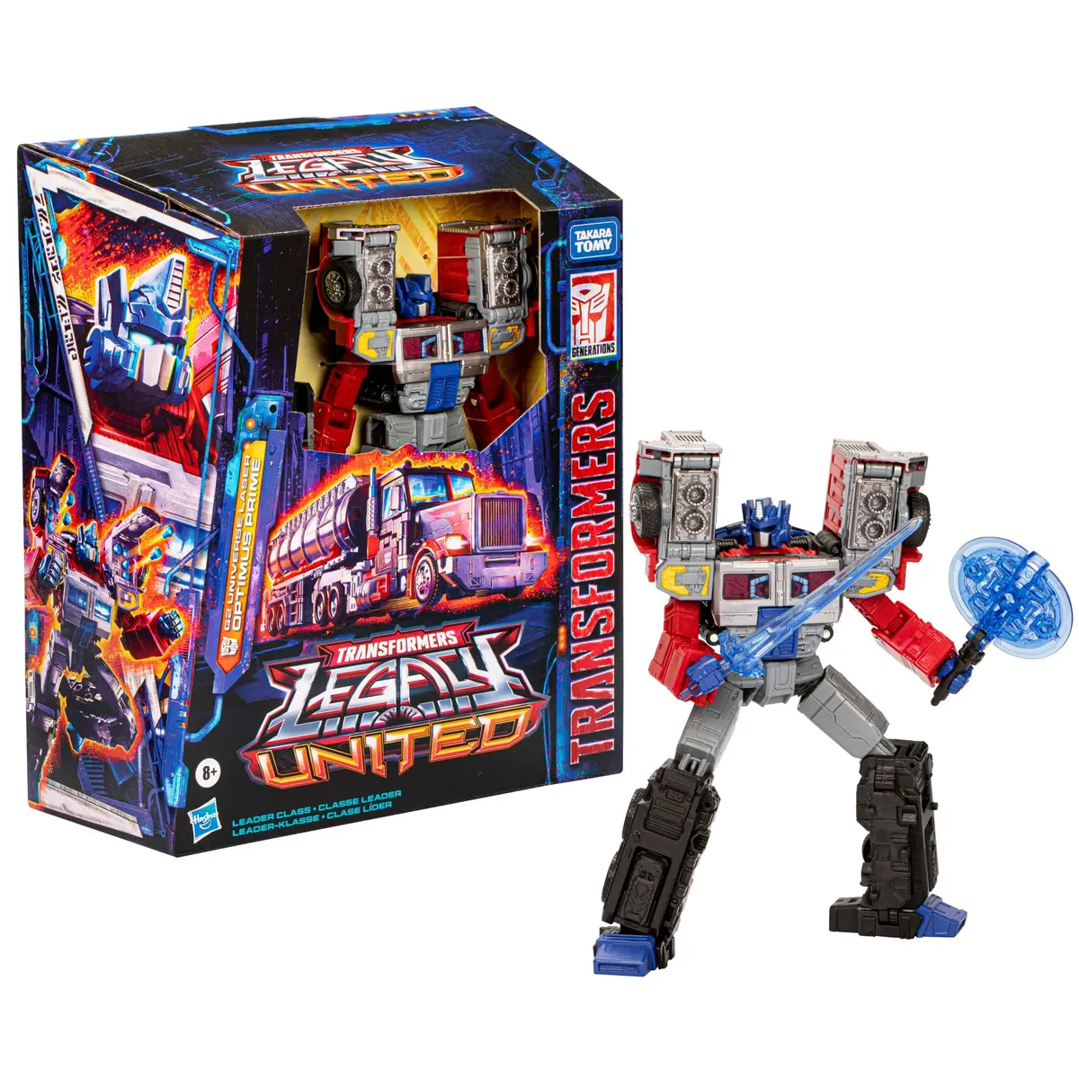 Transformers - Legacy: United - Leader Class - G2 Universe Laser Optimus Prime Action Figure (F9184) Low Stock 1