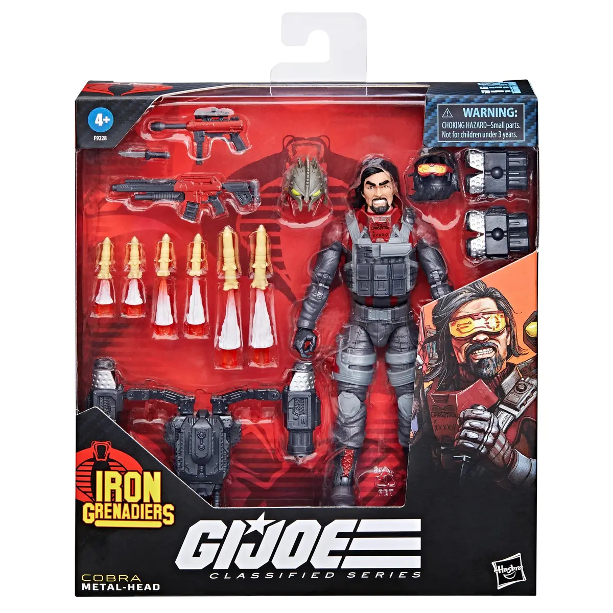 G.I. Joe Classified Series #118 - Iron Grenadier Metal-Head Action Figure (F9228) Low Stock 2