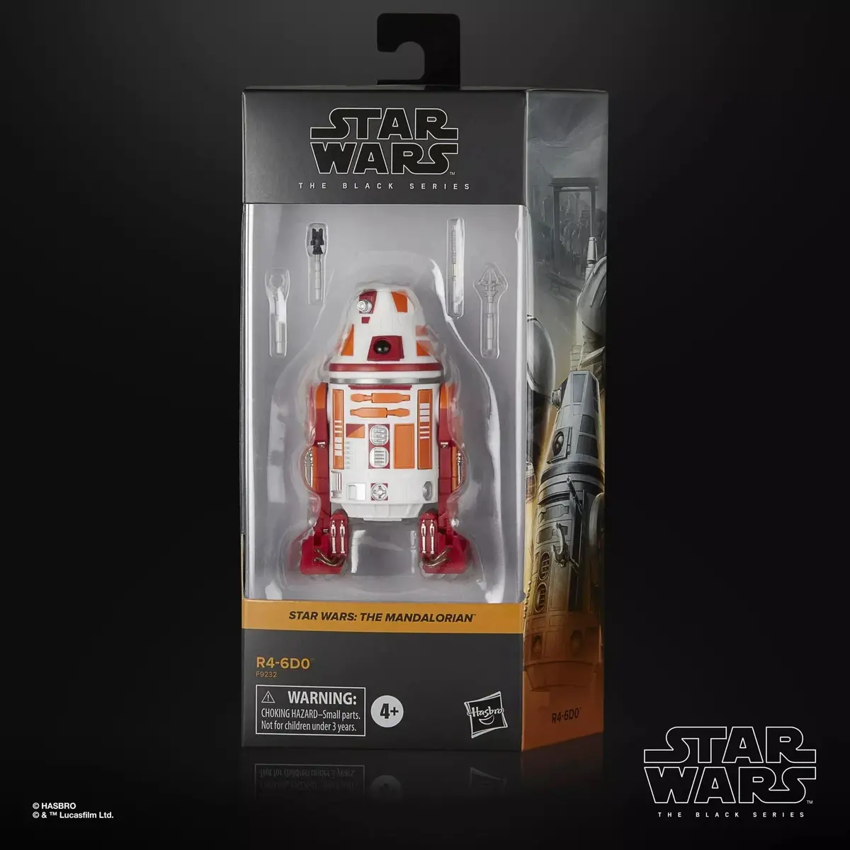 Star Wars: The Black Series - The Mandalorian - R4-6D0 (Astromech Droid) Action Figure (F9232) 1
