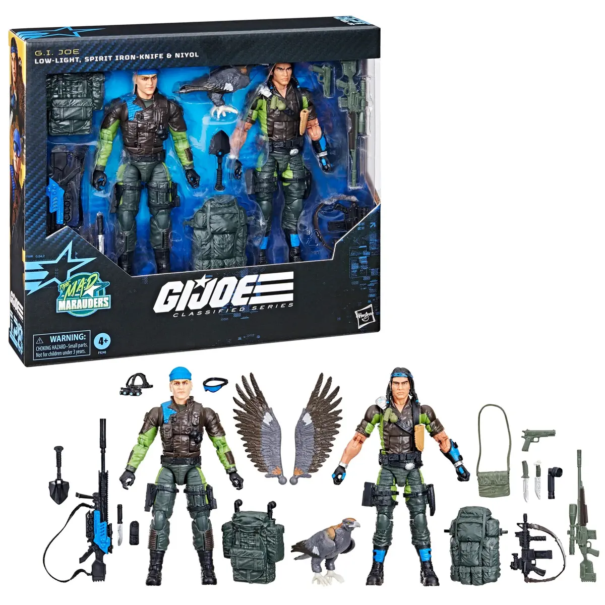 G.I. Joe: Classified Series #128 Mad Marauders: Low-Light, Spirit Iron-Knife & Niyol Exclusive F9240 Low Stock 1