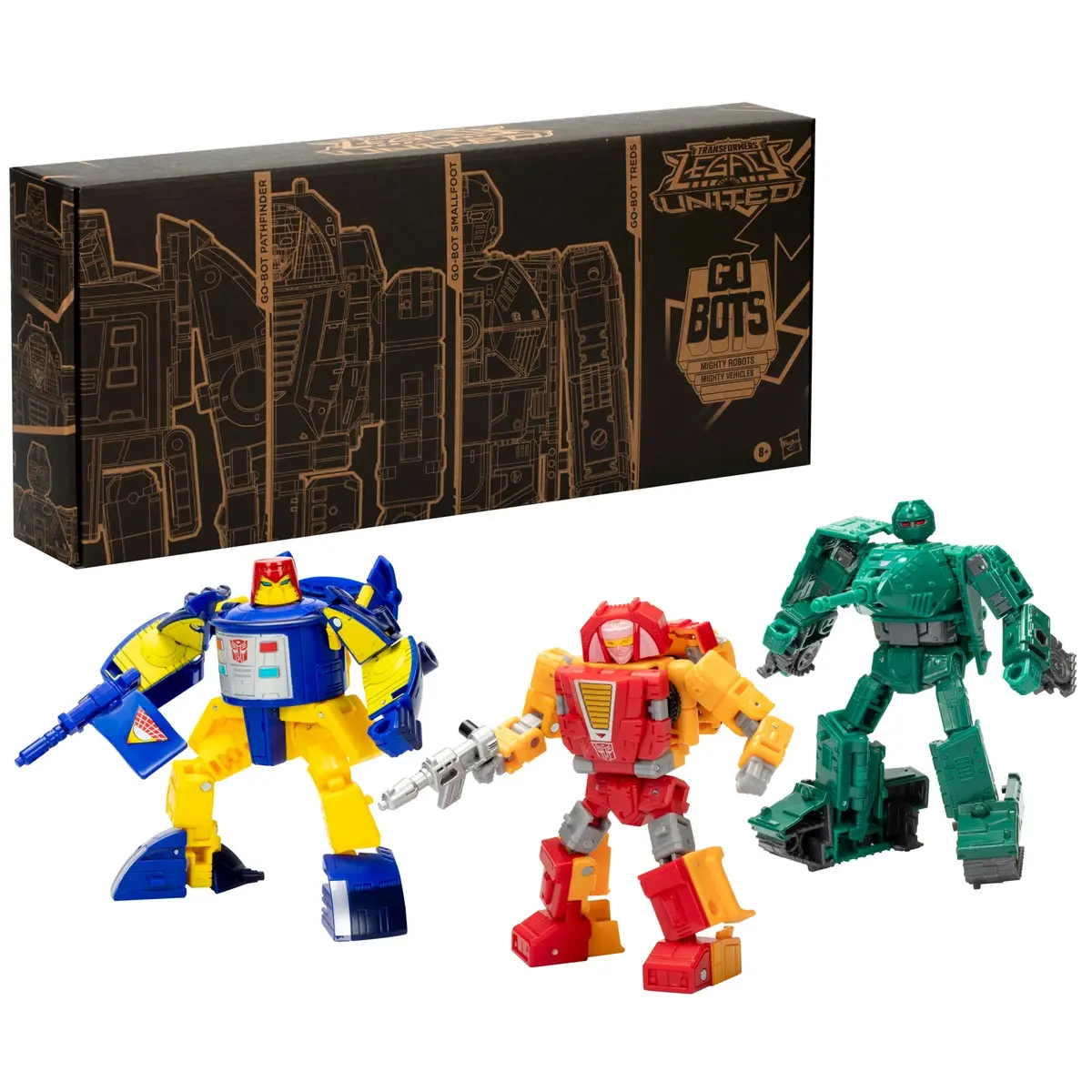 Transformers Generations Selects Legacy United Go-Bot Guardians Action Figure 3 Pack (F9650) 1