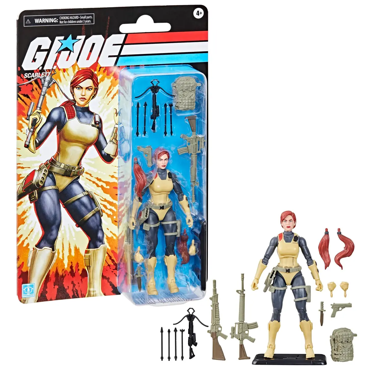 G.I. Joe Classified Series - Retro Cardback Scarlett Action Figure (F9675) Low Stock 1