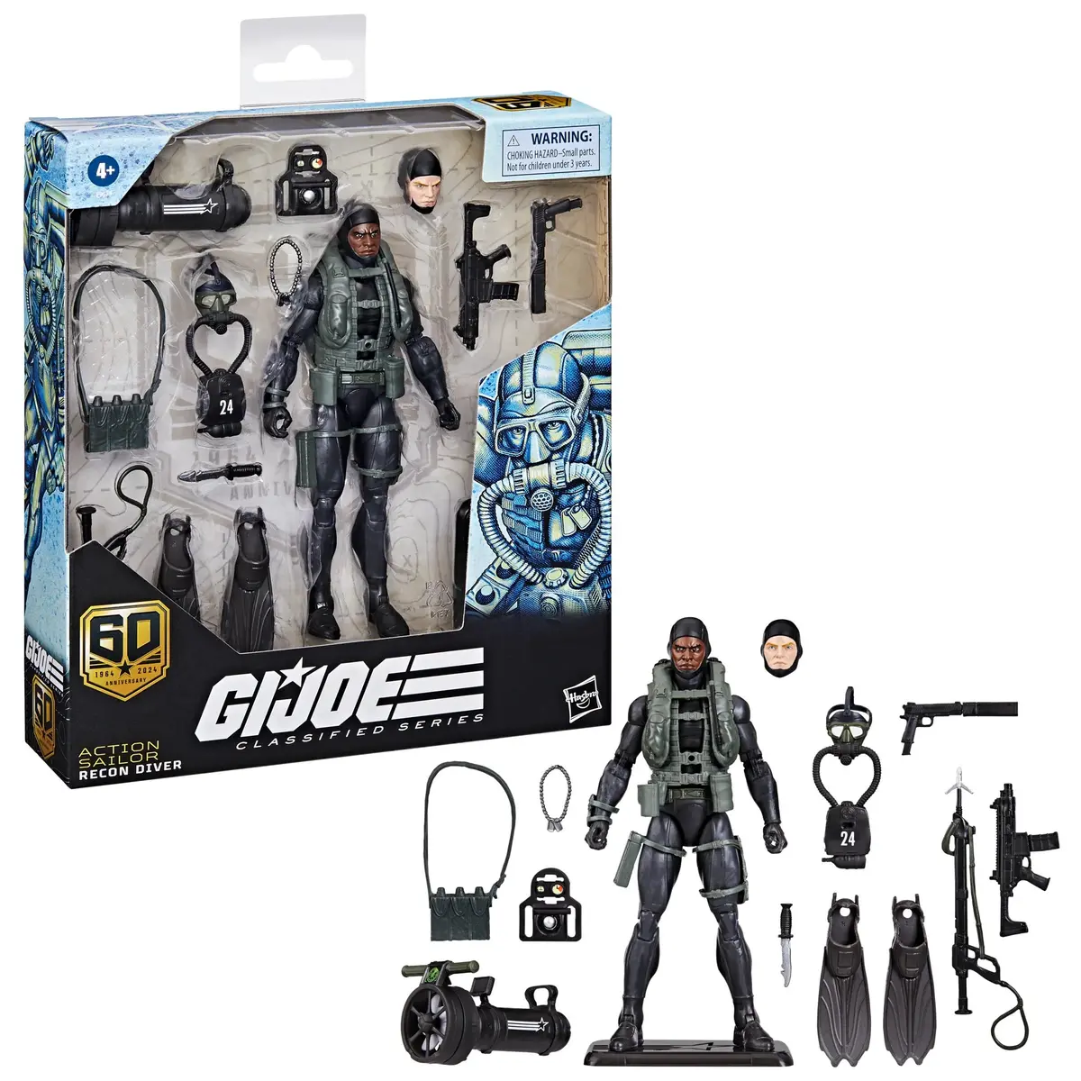 G.I. Joe Classified Series - 60Th Anniversary Action Sailor Recon Diver Action Figure (F9679) 1