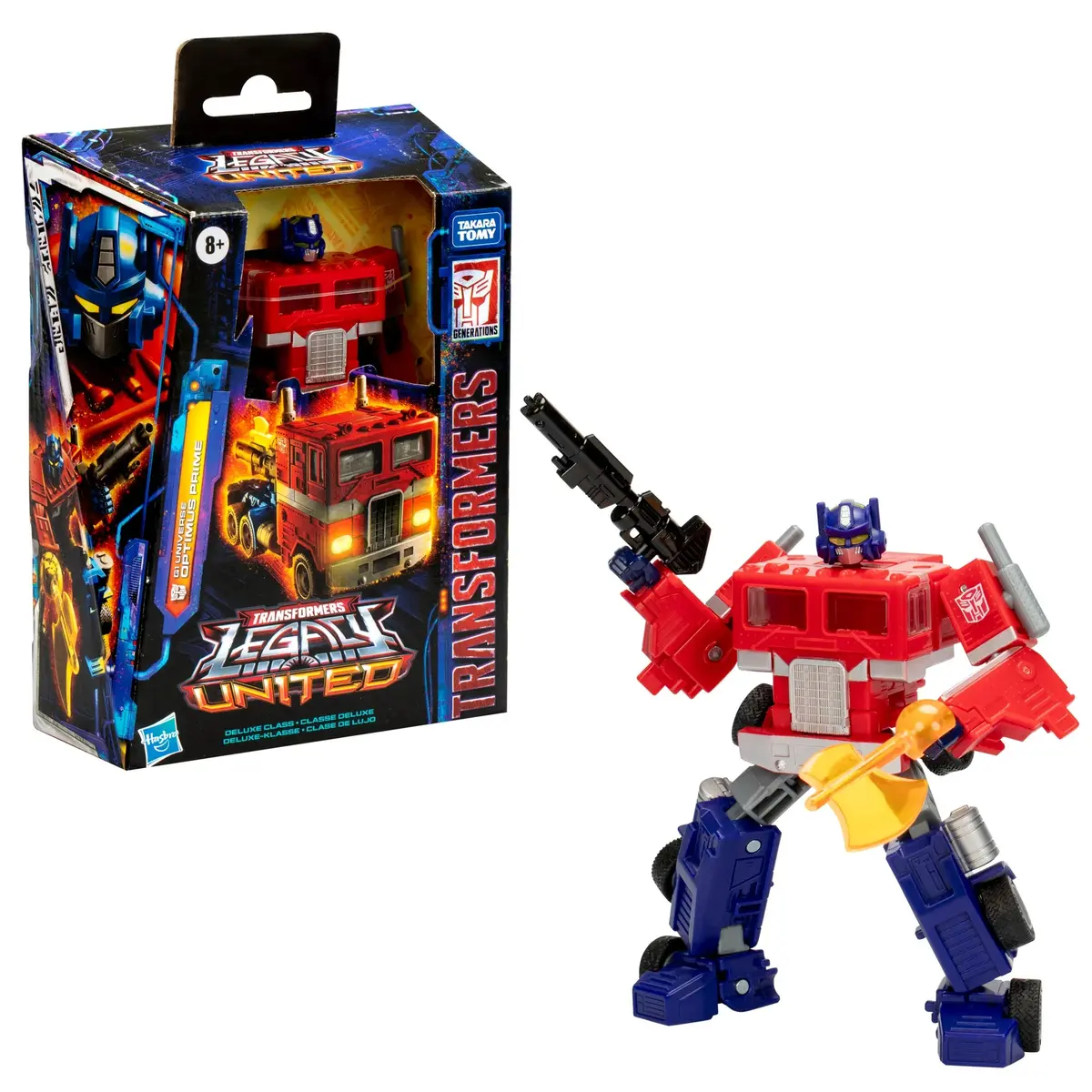 Transformers: Legacy United - Deluxe Class - G1 Universe Optimus Prime Action Figure (F9848) 1