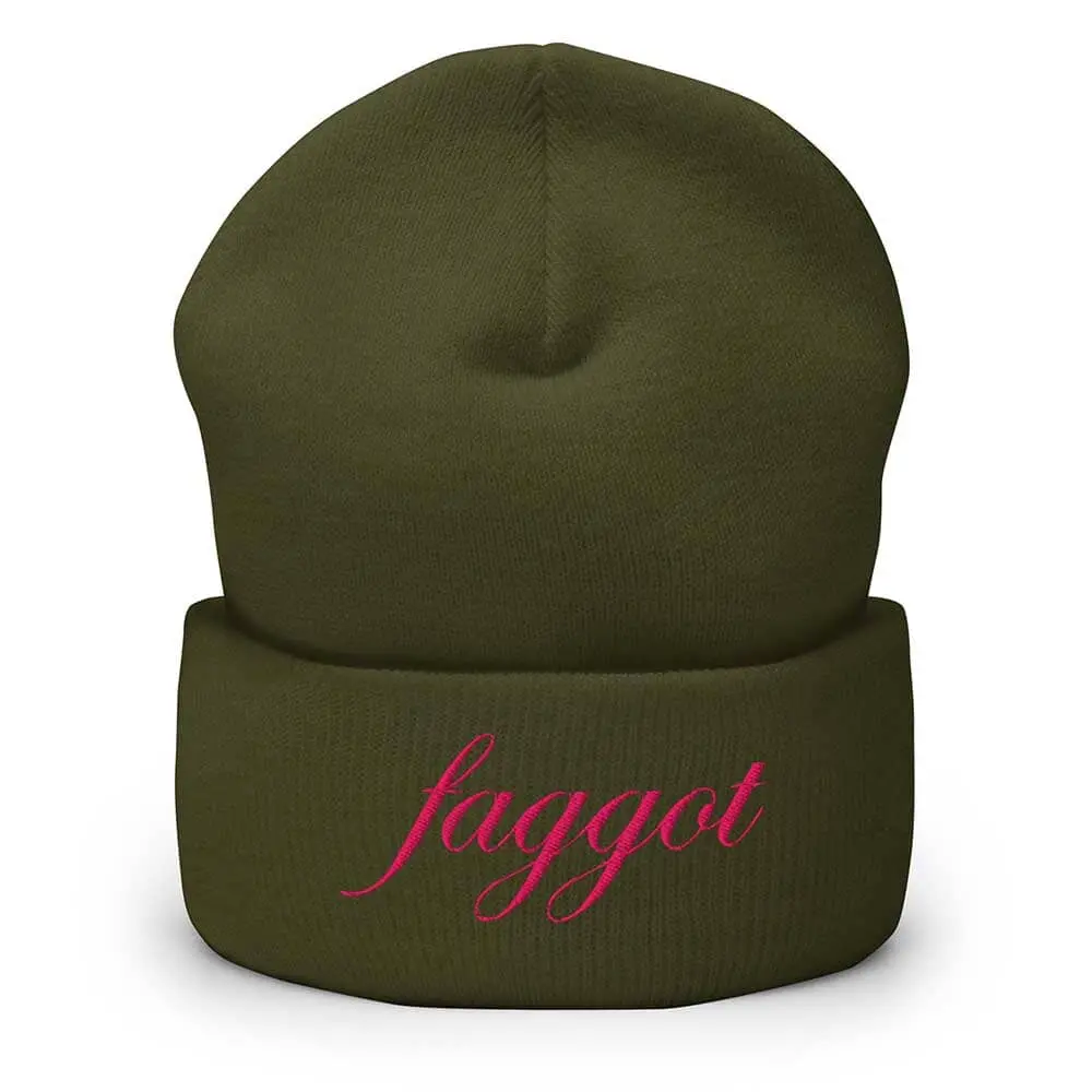 Faggot Knit Cuff Beanie 7