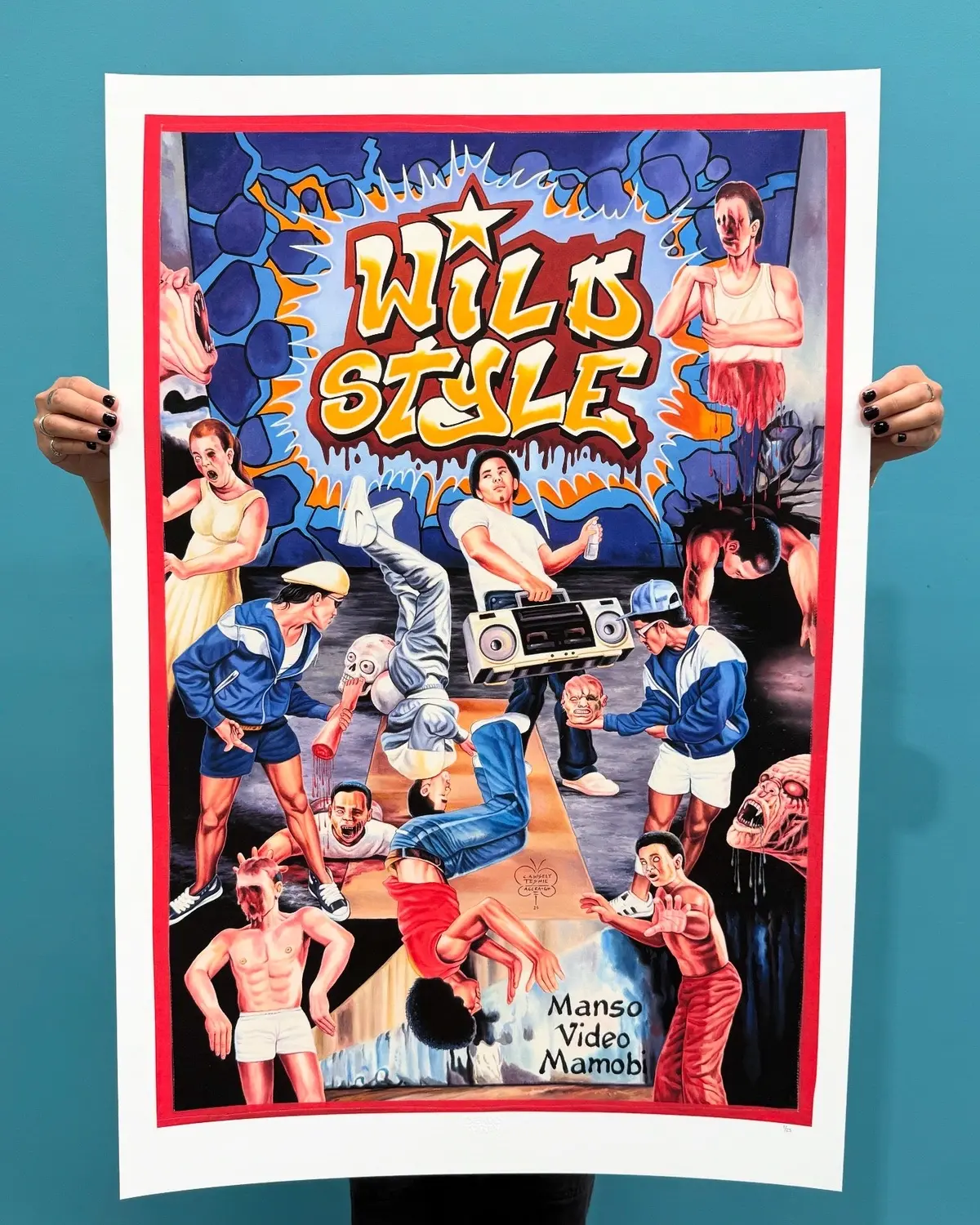 Wild Style - Limited Edition Archival Giclée Print From Static Medium By C.A. Wisely 1